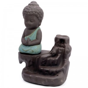 подставка для благовоний стелющийся дым Будда в медитации