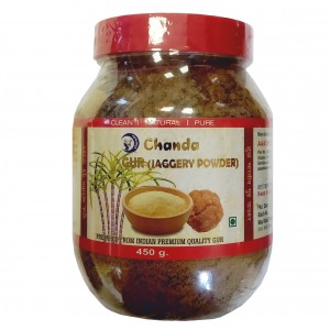 Гур (тростниковый сахар) марки Чанда (Jaggery powder Chanda), 450 грамм