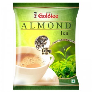 чёрный гранулированный чай Алмонд Голди Ассам и листовой Дарджилинг (Almond Premium Goldiee), 250 грамм