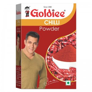 Чили перец красный молотый марки Голди (Chilly powder Goldiee), 100 грамм