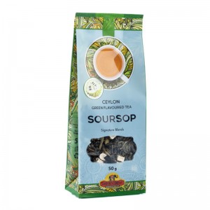 Зелёный цейлонский чай Саусеп Гуд Сайн Компани (Ceylon green tea Soursop Good Sign Company), 50 грамм