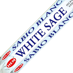 благовония Белый Шалфей ХЕМ (White Sage HEM), 20 палочек