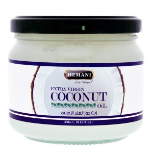 Кокосовое масло Экстра Вирджин марки Хемани (Coconut oil Extra Virgin Hemani), 300 мл
