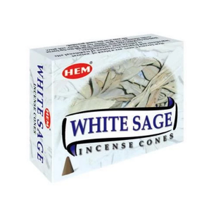 благовония конусы Белый шалфей марки ХЕМ (White Sage HEM)
