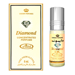 масляные духи Бриллиант марки Аль Рехаб (Diamond Al Rehab), 6 мл