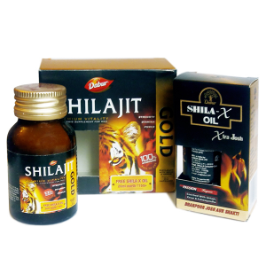     -   (Shilajit Gold and Shila-X oil Dabur), 20  + 20 