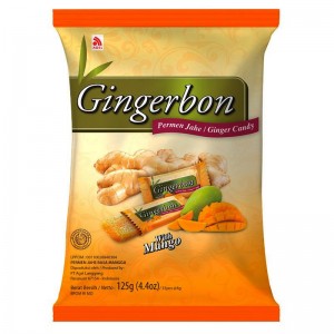 Джинджербон имбирные конфеты с манго (Gingerbon with mango candy), 125 грамм