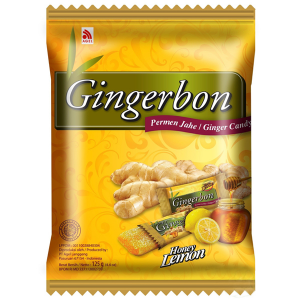 Джинджербон имбирные конфеты с мёдом и лимоном (Gingerbon Honey and Lemon candy), 125 грамм