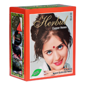 хна для волос Медная марки Хербул (Copper henna Herbul), 60 грамм