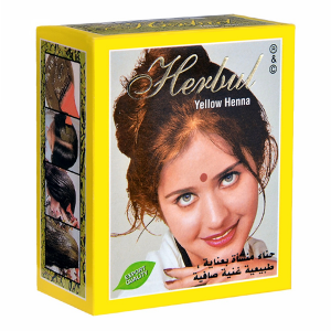 хна для волос Жёлтая марки Хербул (Yellow henna Herbul), 60 грамм