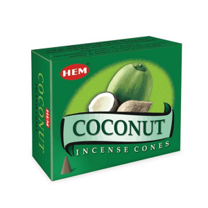 благовония конусы Кокос марки ХЕМ (Coconut HEM)