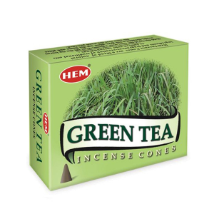 благовония конусы Зелёный Чай марки ХЕМ (Green Tea HEM)