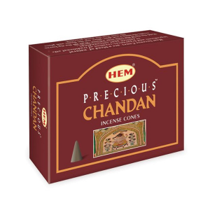 благовония конусы Драгоценный чандан марки ХЕМ (Precious Chandan HEM)