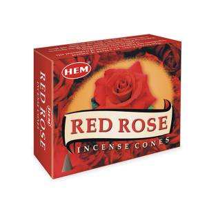 благовония конусы Красная Роза марки ХЕМ (Red Rose HEM)