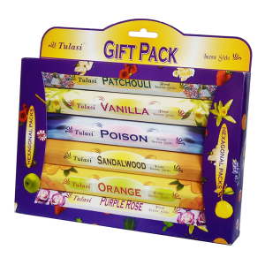 набор ароматических палочек Tulasi Цветочная Ароматерапия (Aromatherapy Gift Pack), 6 шт. в наборе