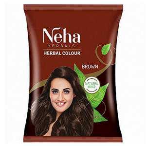 хна для волос Коричневая марки Неха (Brown henna Neha), 20 грамм