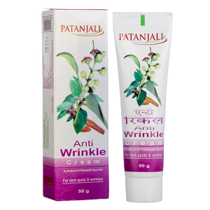 Против морщин крем для лица марки Патанджали (Anti Wrinkle cream Patanjali), 50 грамм