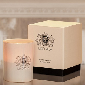 ароматическая свеча Цитрусы и Шалфей марки Лирио Вела (Citruses and Sage candle Lirio Vela), 225 мл