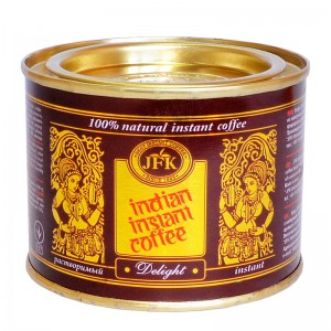Кофе индийский растворимый Инстант Делайт (Indian Instant Coffee Delight Powder JFK), 90 грамм