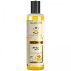 шампунь для волос Мёд и Лимон марки Кхади (Honey and Lemon shampoo Khadi), 210 мл