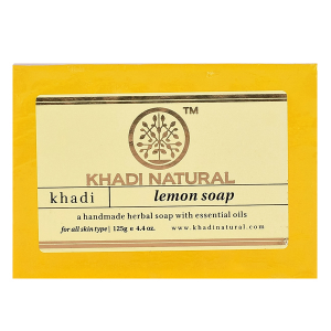 мыло Лимон марки Кхади (Lemon soap Khadi), 125 грамм