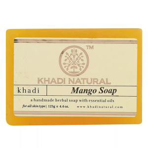 мыло Манго марки Кхади (Mango soap Khadi), 125 грамм