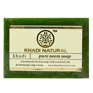 мыло Ним марки Кхади (Pure Neem soap Khadi), 125 грамм