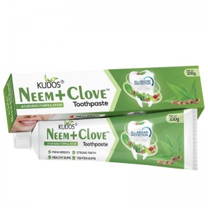 зубная паста Ним и Гвоздика марки Кудос (Neem and Clove Kudos), 100 грамм
