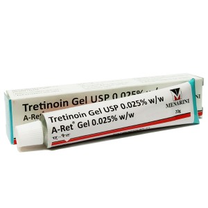 Третиноин 0.025% гель для лица марки Менарини (Tretinoin 0.025% gel Menarini), 20 грамм