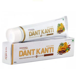 зубная паста Дент Канти Адвансед марки Патанджали (Dant Kanti Advanced Patanjali), 100 грамм