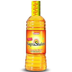 Сапта Шакти кунжутное масло марки Питамбари (Sapta Shakti Sesame oil Pitambari), 500 мл