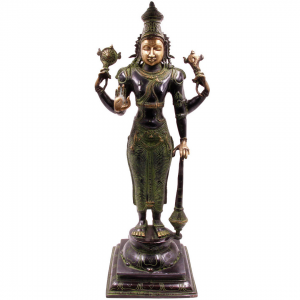 бронзовая статуэтка Бог Маха Вишну