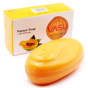 мыло Папайя марки Васу (Papaya soap Vasu), 125 грамм