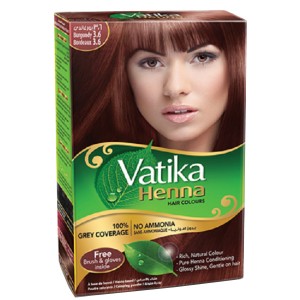 хна для волос Бургунди марки Дабур (Burgundy henna Dabur), 60 грамм